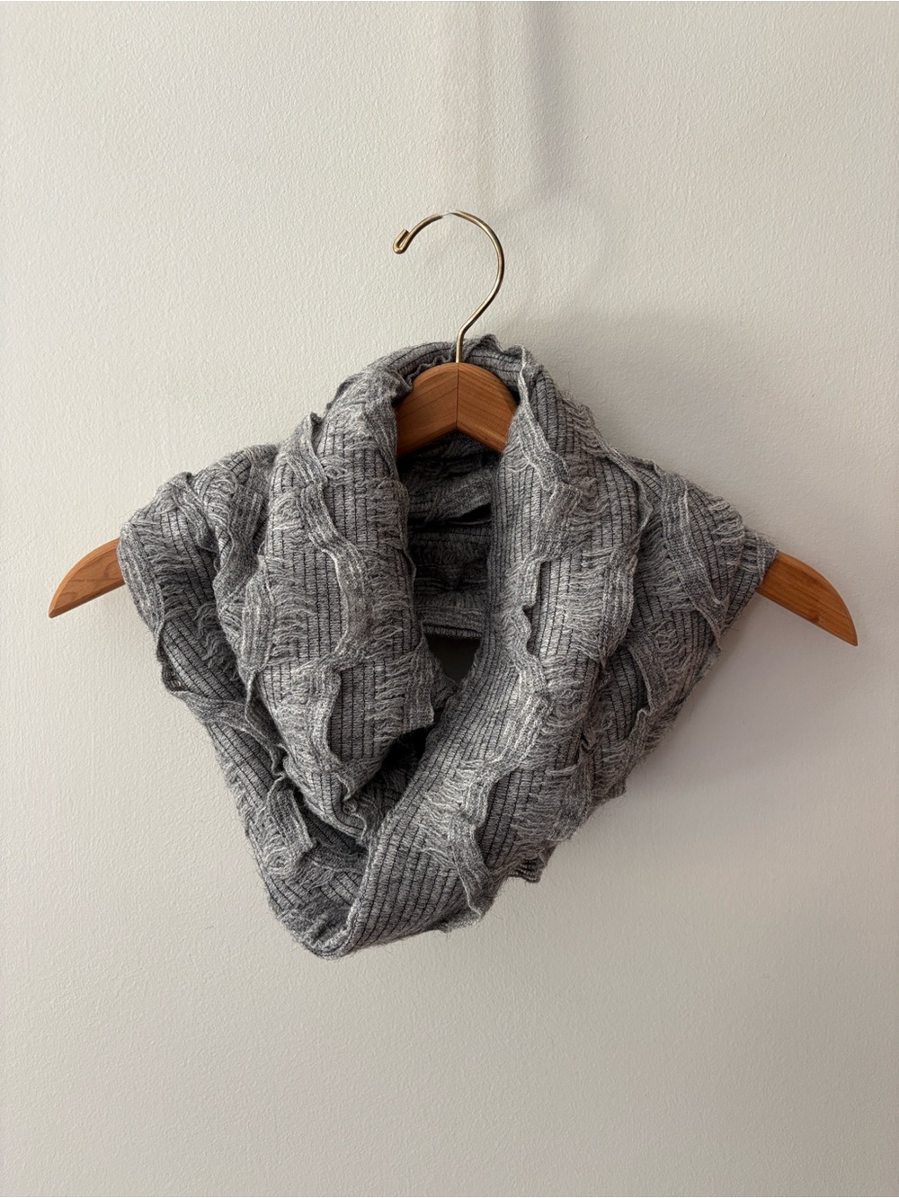 Anthropologie Madison 88 Infinity Scarf Grey